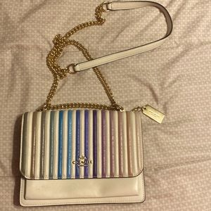 Coach Ombré Crossbody Purse with Chain Strap